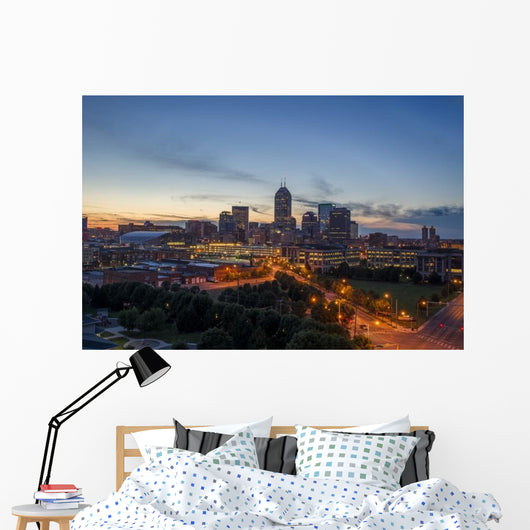 Indianapolis Indiana Dusk Wall Decal