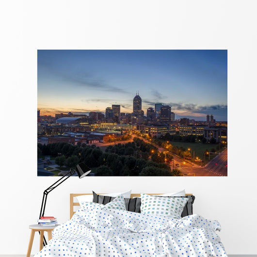 Indianapolis Indiana Dusk Wall Decal