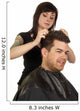 hair styling at beauty salon Wall Decal
