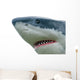 Pointy Shark Head Wall Decal