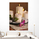 White Candles Wall Mural