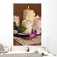 White Candles Wall Mural