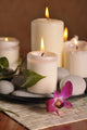 White Candles Wall Mural