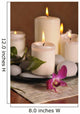 White Candles Wall Mural