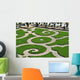 French Garden Wall Decal
