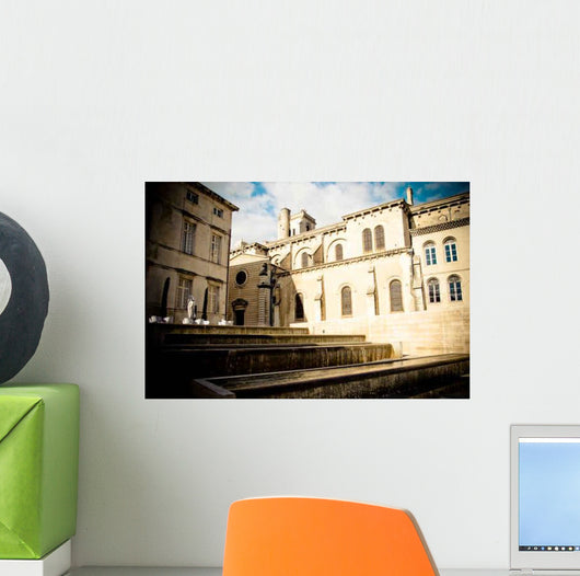 Place Du Chapitre Nimes Wall Decal