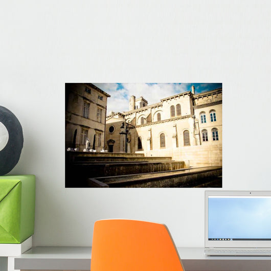 Place Du Chapitre Nimes Wall Decal