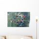 16 skydivers in formation Wall Mural