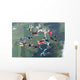 16 skydivers in formation Wall Mural