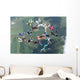 16 skydivers in formation Wall Mural