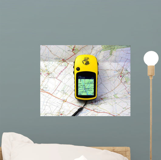 Gps Hiking Wall Mural