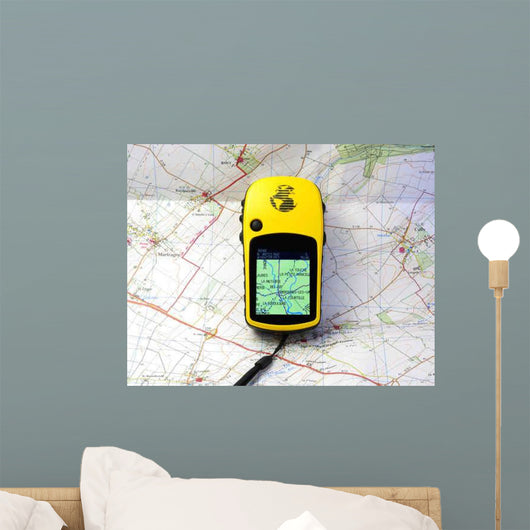 GPS Hiking Wall Mural