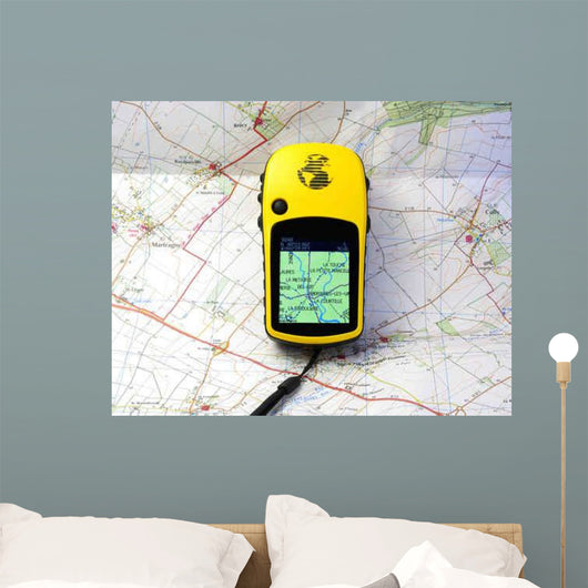 GPS Hiking Wall Mural