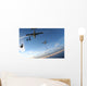 skydivers at sunset Wall Mural