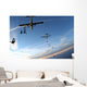 skydivers at sunset Wall Mural