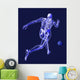 X-ray Skeleton Bowling Wall Mural