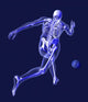X-ray Skeleton - Bowling from Behind Wall Mural