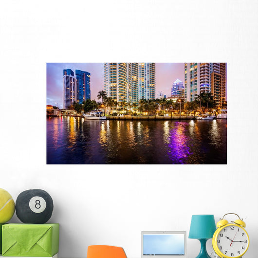 Fort Lauderdale Florida City Wall Decal
