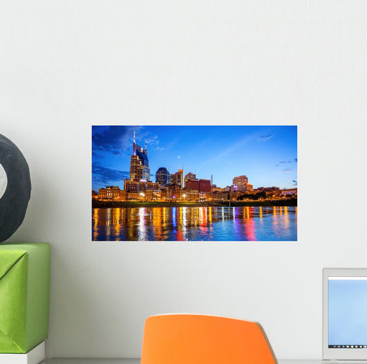 Downtown Nashville Tennessee Cityscape Wall Decal