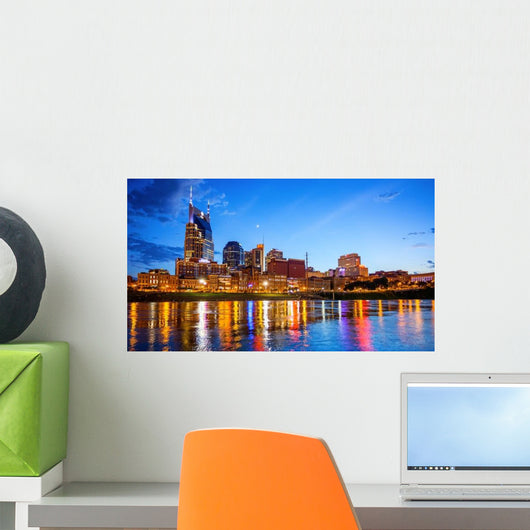 Downtown Nashville Tennessee Cityscape Wall Decal