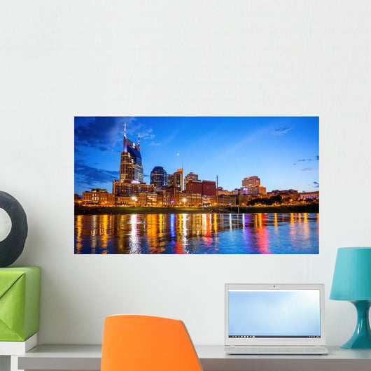 Downtown Nashville Tennessee Cityscape Wall Decal
