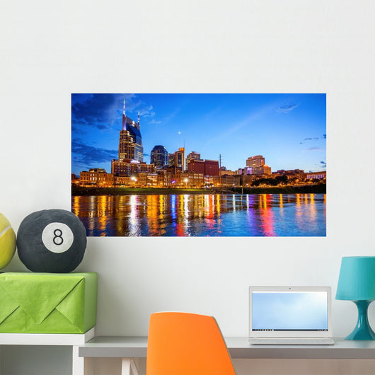 Downtown Nashville Tennessee Cityscape Wall Decal
