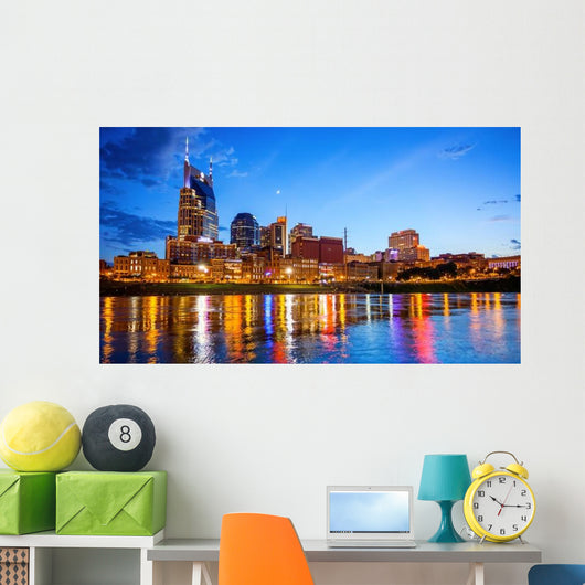 Downtown Nashville Tennessee Cityscape Wall Decal