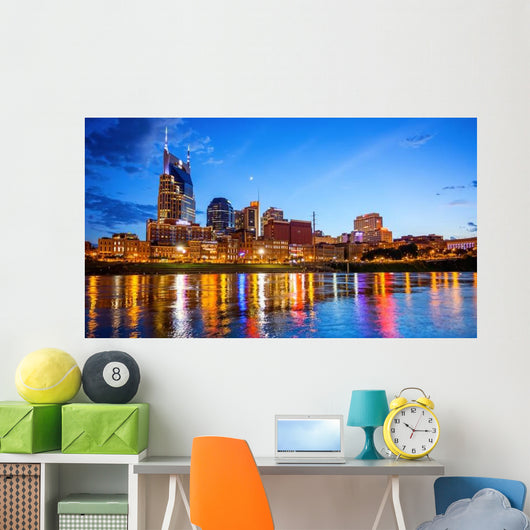Downtown Nashville Tennessee Cityscape Wall Decal