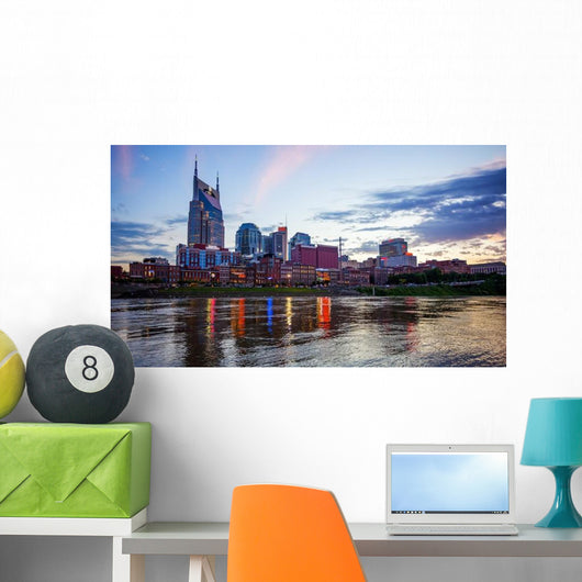 Nashville Tennessee Cityscape Skyline Wall Decal