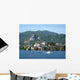 Mountain Village Wall Decal