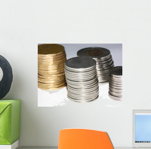 coins Wall Decal