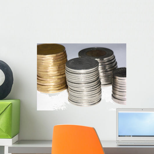 coins Wall Decal
