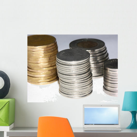 coins Wall Decal