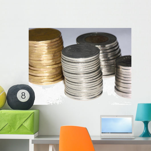 coins Wall Decal