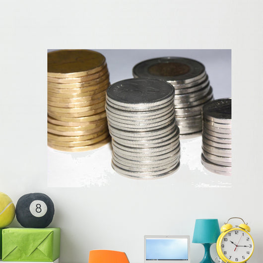 coins Wall Decal