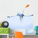 Jumping Goldfish Wall Mural