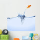 Jumping Goldfish Wall Mural