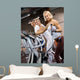 Group of people jogging in a gym Wall Mural