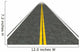 Long Straight Road Wall Decal