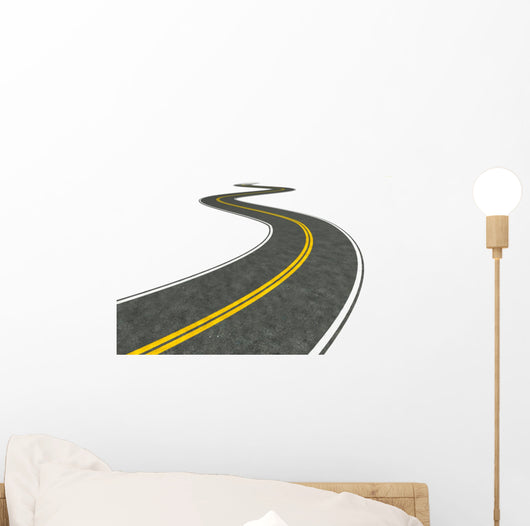 Long Winding Road Wall Decal