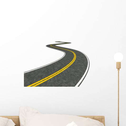 Long Winding Road Wall Decal