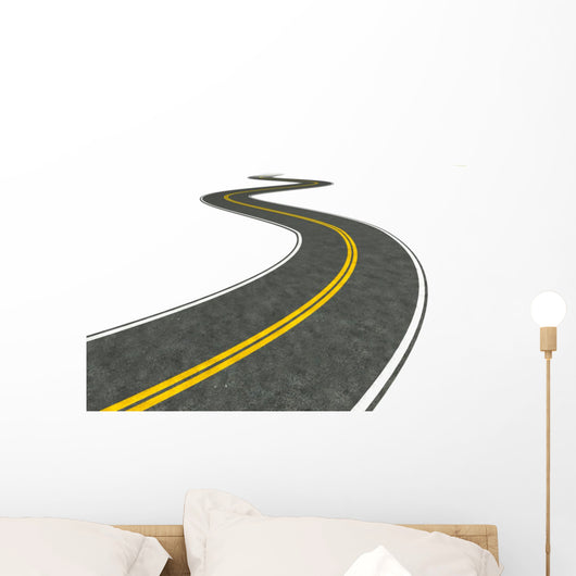 Long Winding Road Wall Decal
