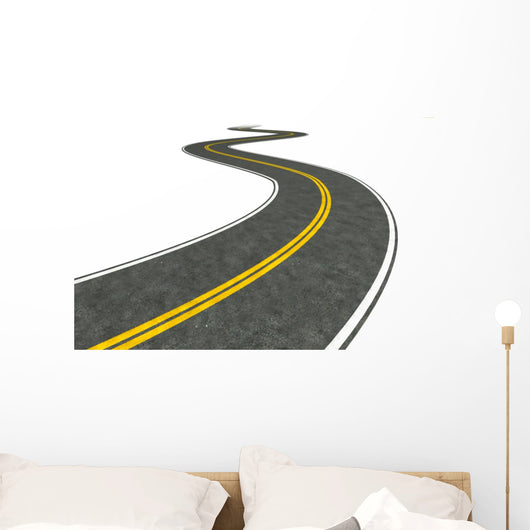 Long Winding Road Wall Decal