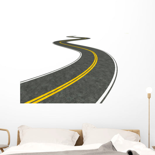 Long Winding Road Wall Decal