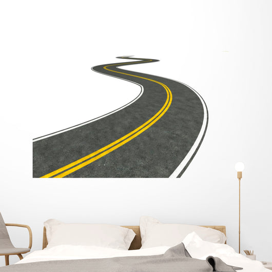 Long Winding Road Wall Decal