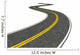 Long Winding Road Wall Decal