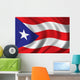 flag of puerto rico Wall Mural