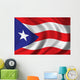flag of puerto rico Wall Mural