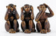 The three monkeys 01 Wall Decal