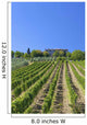 Tuscan Vineyard With a Tuscan Villa Wall Mural
